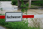  Hochwasser, Naturkatastrophe, Schranke